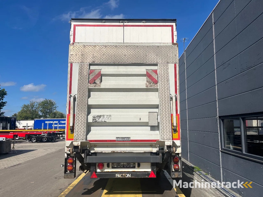 Pacton Mega schuifzeil oplegger | 5 tons laadklep | achterdeuren