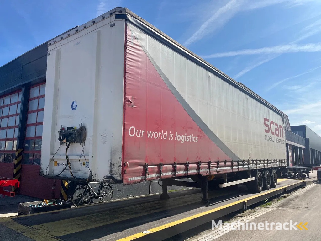 Pacton Mega schuifzeil oplegger | 5 tons laadklep | achterdeuren