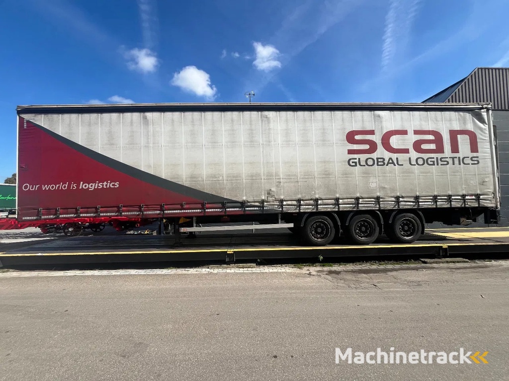 Pacton Mega schuifzeil oplegger | 5 tons laadklep | achterdeuren