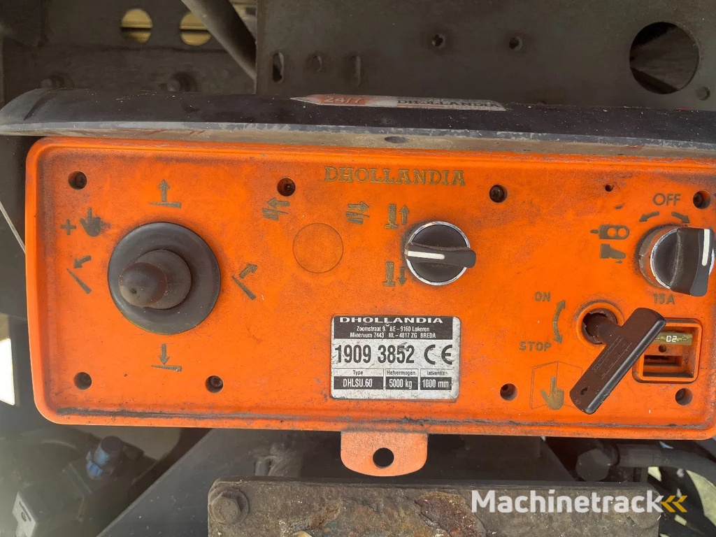 Pacton Mega schuifzeil oplegger | 5 tons laadklep | achterdeuren