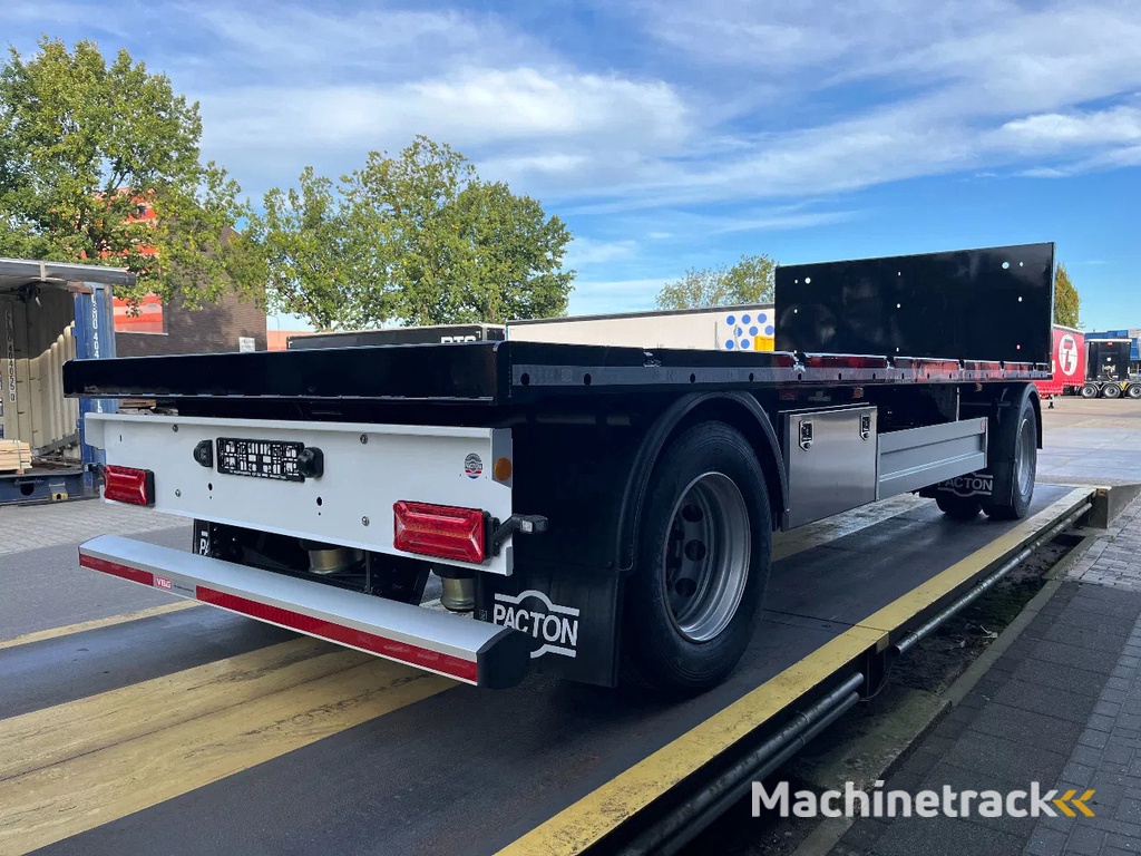 Pacton schamel aanhangwagen | Dubbellucht | Geschoopeerd