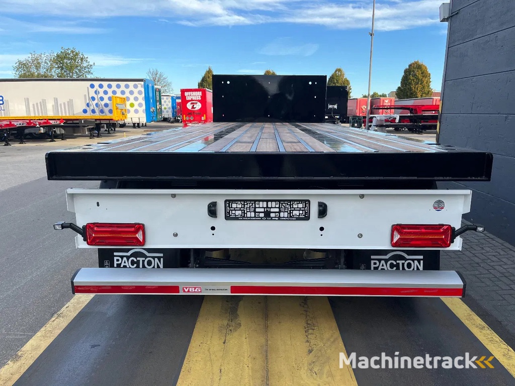 Pacton schamel aanhangwagen | Dubbellucht | Geschoopeerd