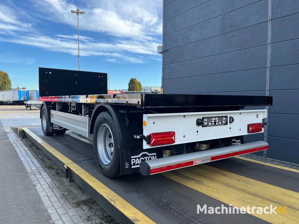 Pacton schamel aanhangwagen | Dubbellucht | Geschoopeerd