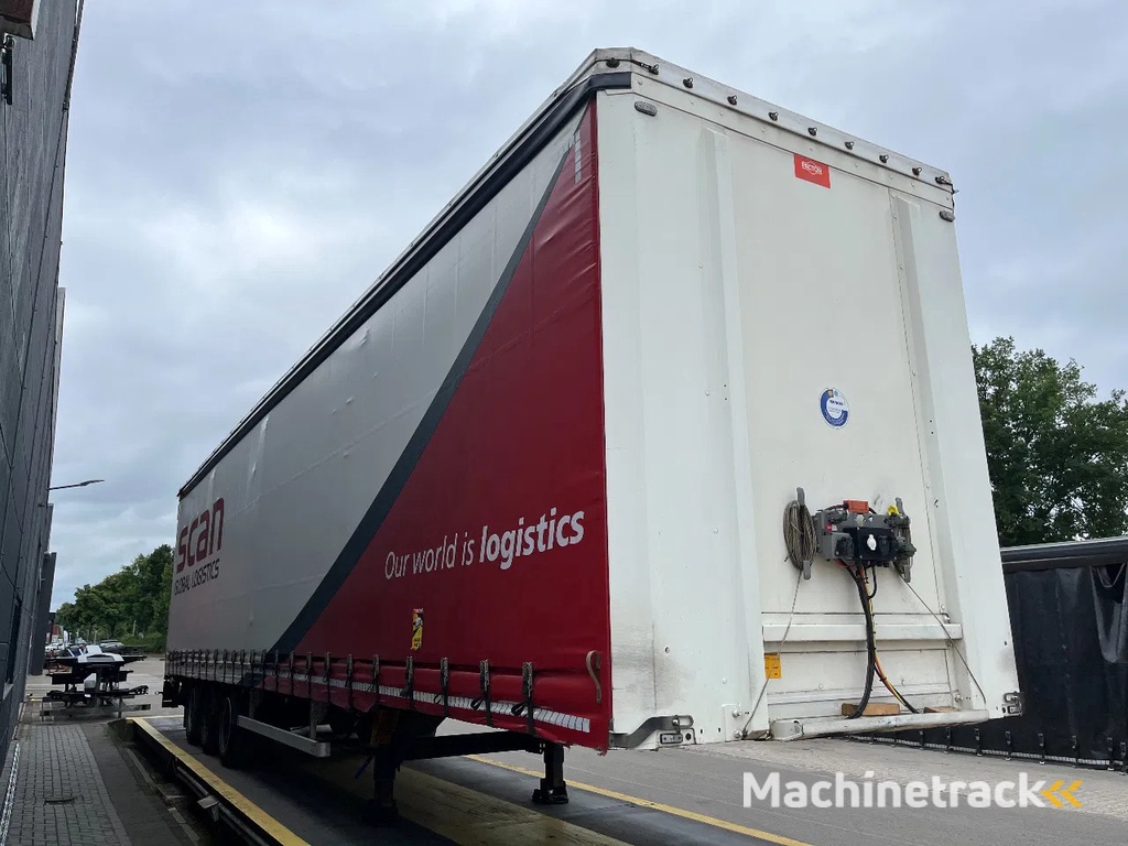 Pacton Mega schuifzeil oplegger | 9 tons laadklep | 5x available