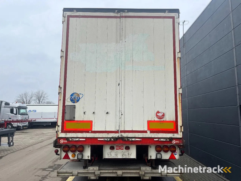 Pacton schuifzeil oplegger | Hefdak | Laadklep | Stalen vloer