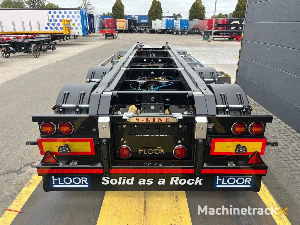 Floor S-line container aanhangwagen | 27 tons uitvoering