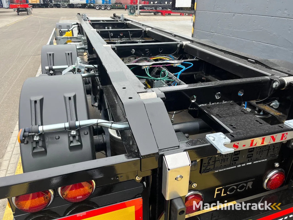 Floor S-line container aanhangwagen | 27 tons uitvoering
