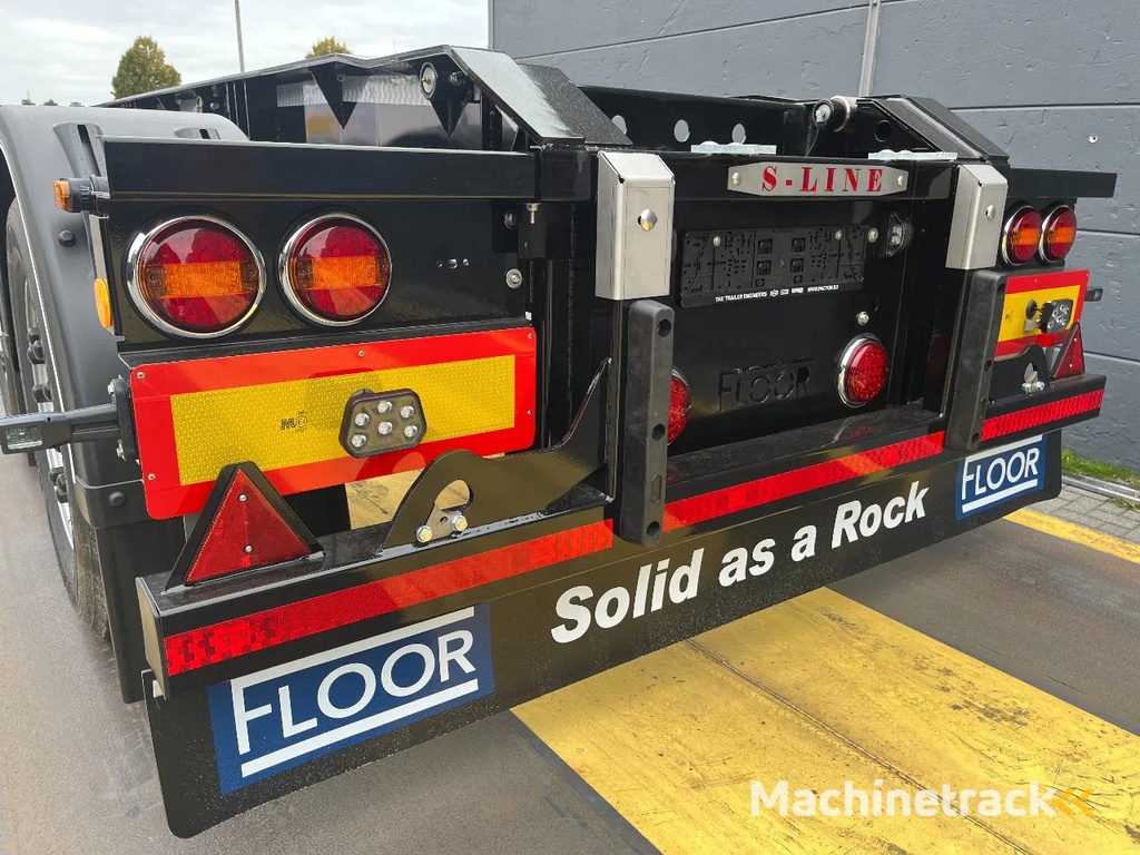 Floor S-line container aanhangwagen | 27 tons uitvoering