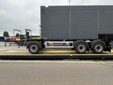 Minituur van Floor S-line container aanhangwagen | 27 tons uitvoering