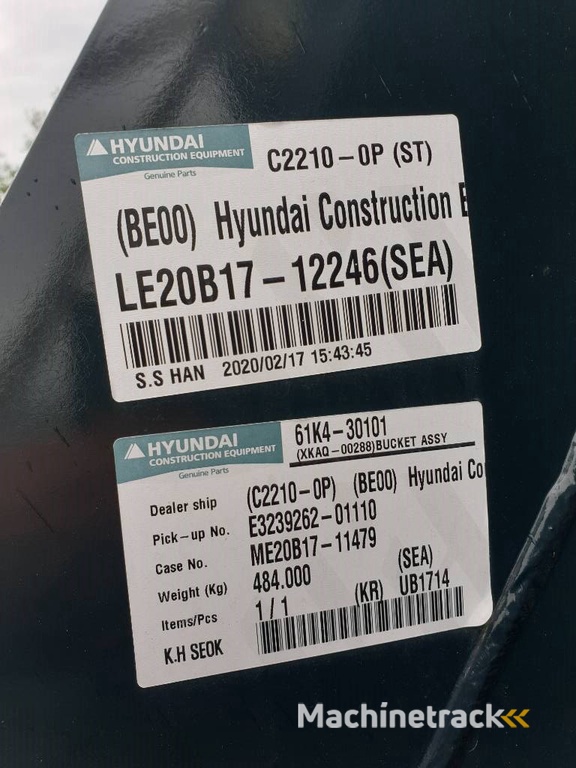 Hyundai Excavator digging bucket 140, 61K4-30101