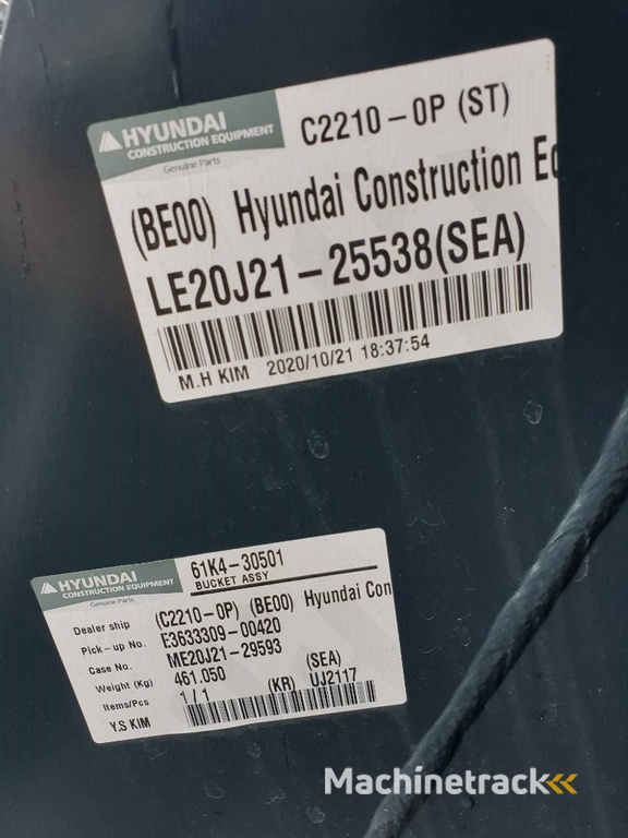 Hyundai Excavator digging bucket 140, 61K4-30501