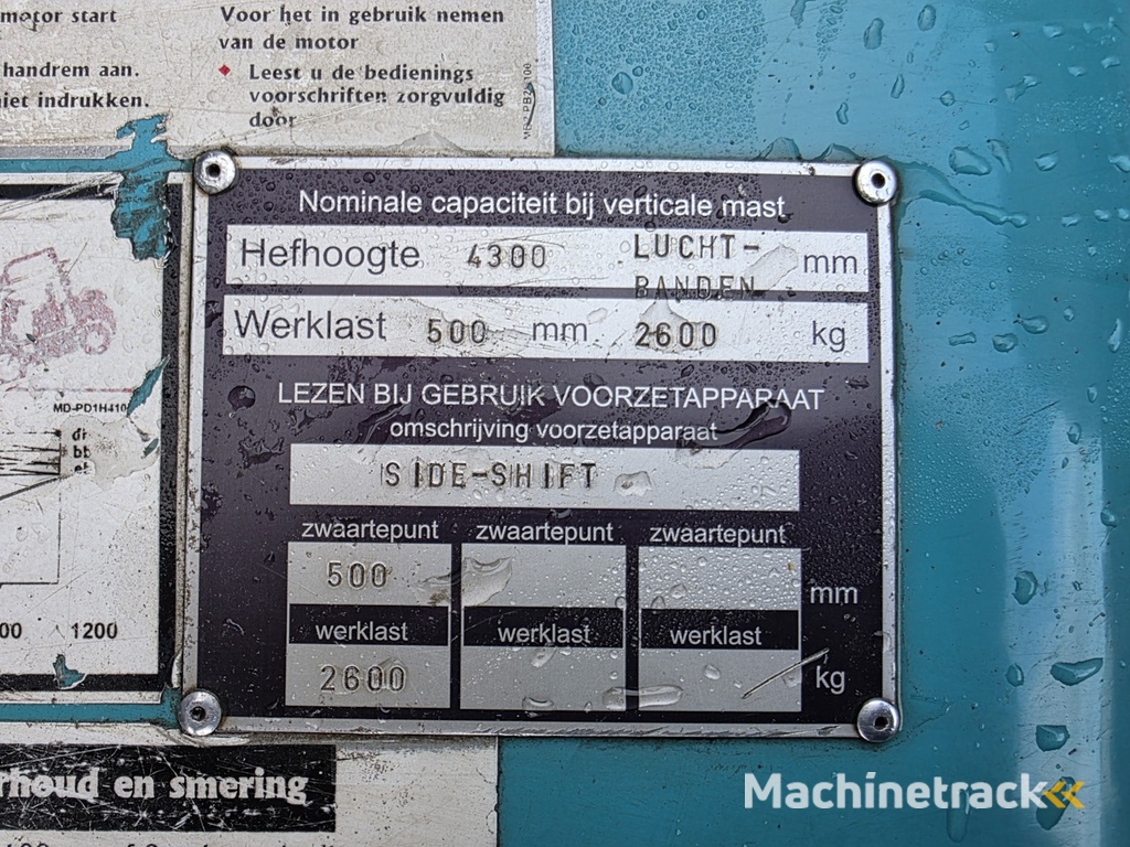 patria pfd 35ta-2 diesel heftruck