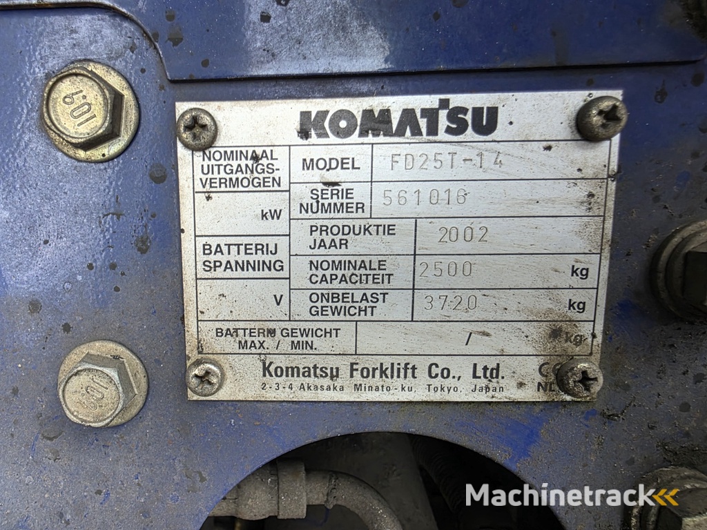komatsu fd25t-14