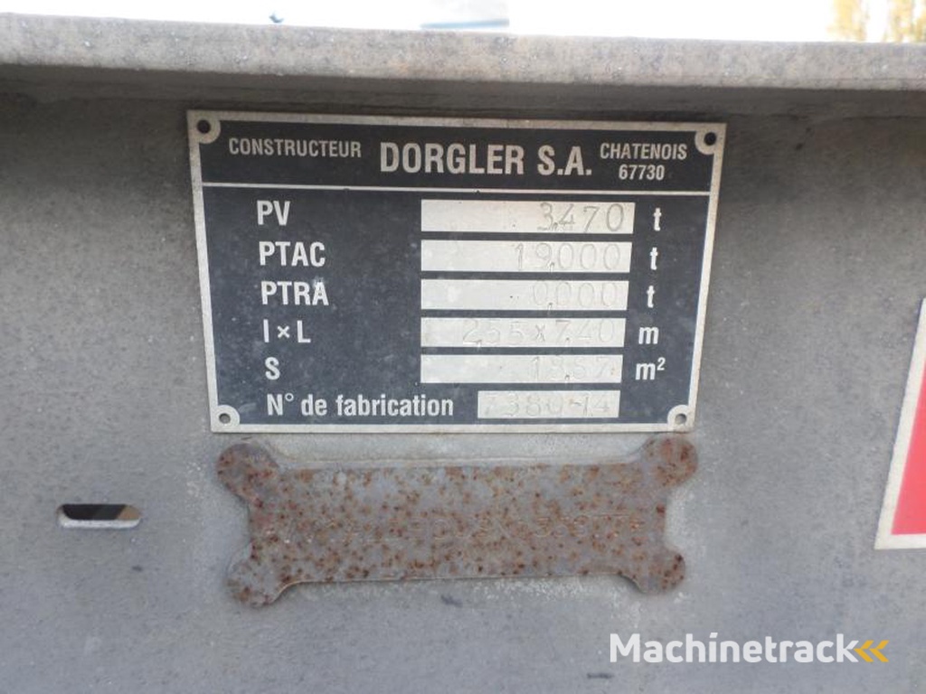 Lecitrailer PORTE CONTAINERS DORGLER