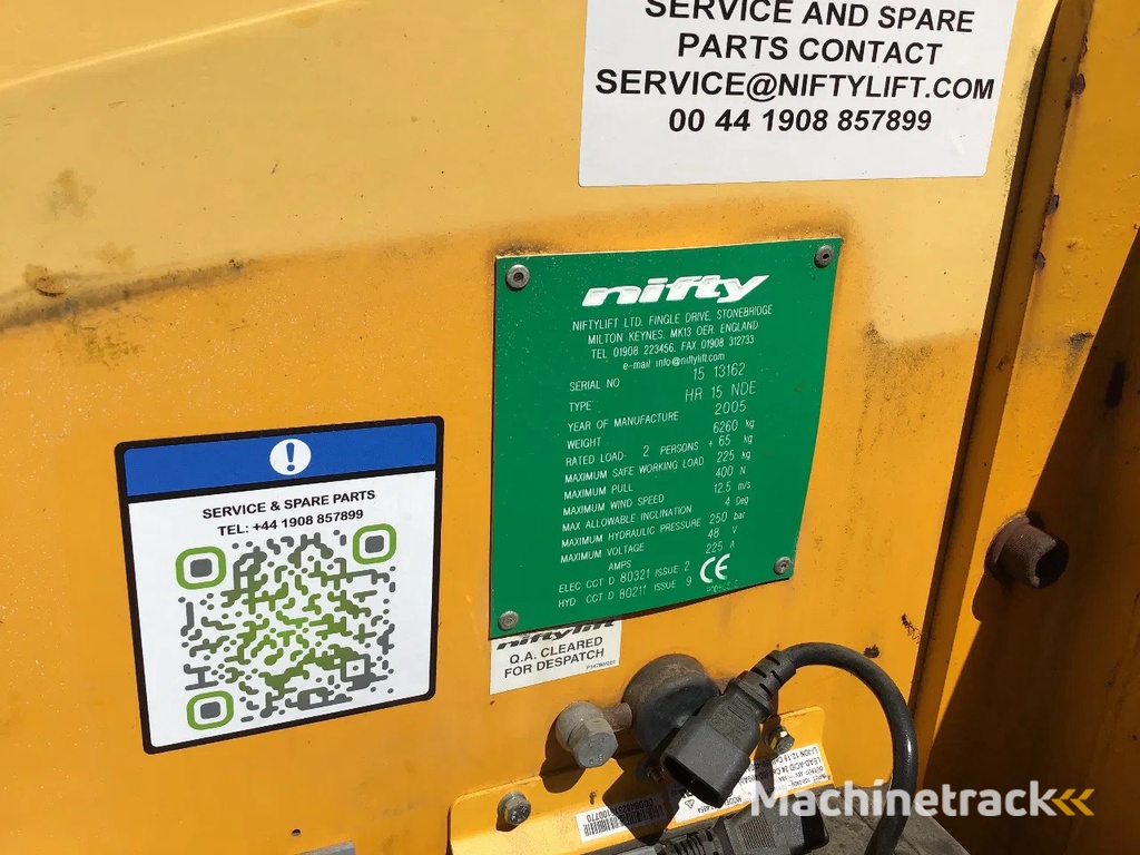 Niftylift HR15 NDE
