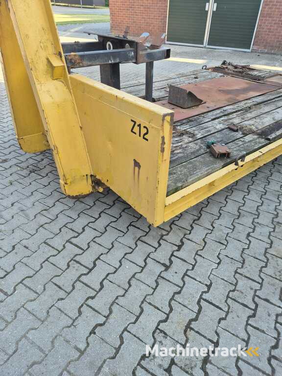 Laadvloer Haakarm met Oprijkleppen plateau container machine