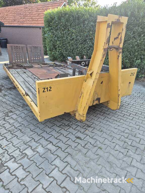 Laadvloer Haakarm met Oprijkleppen plateau container machine