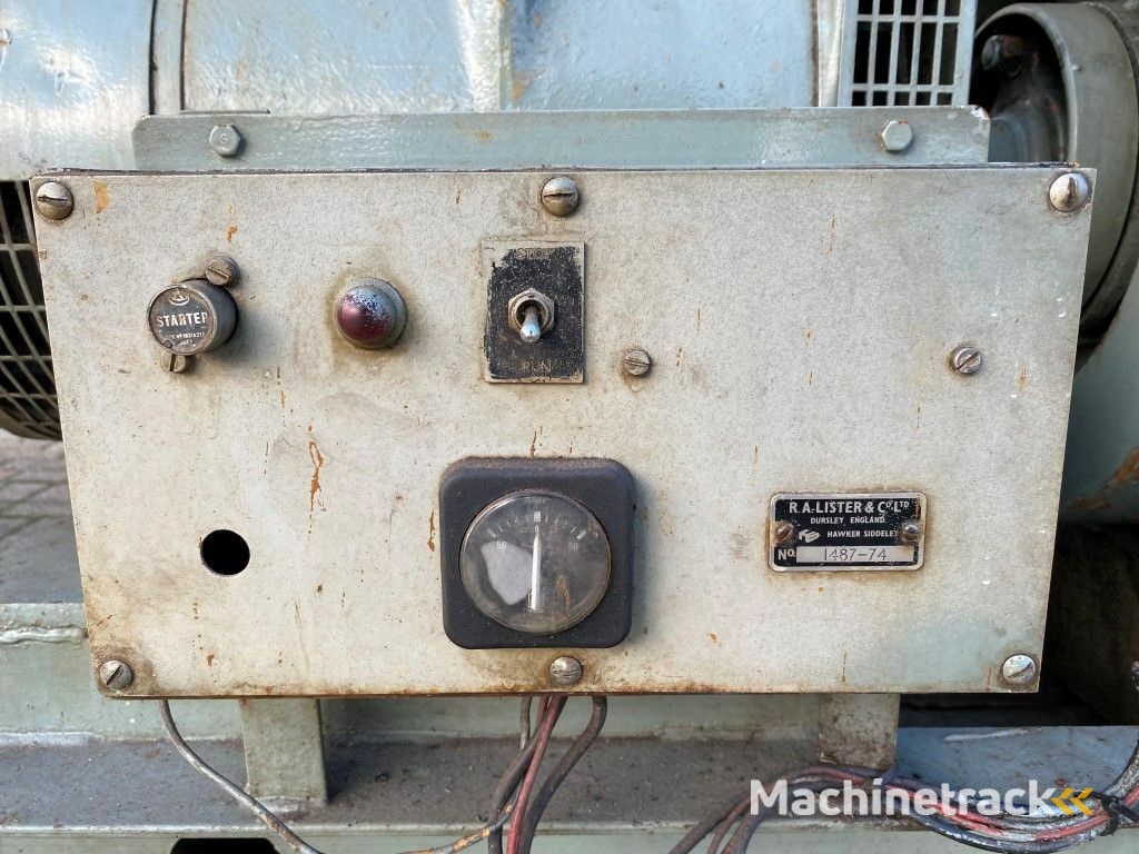 Lister HRW3A Stamford 25 kVA generatorset
