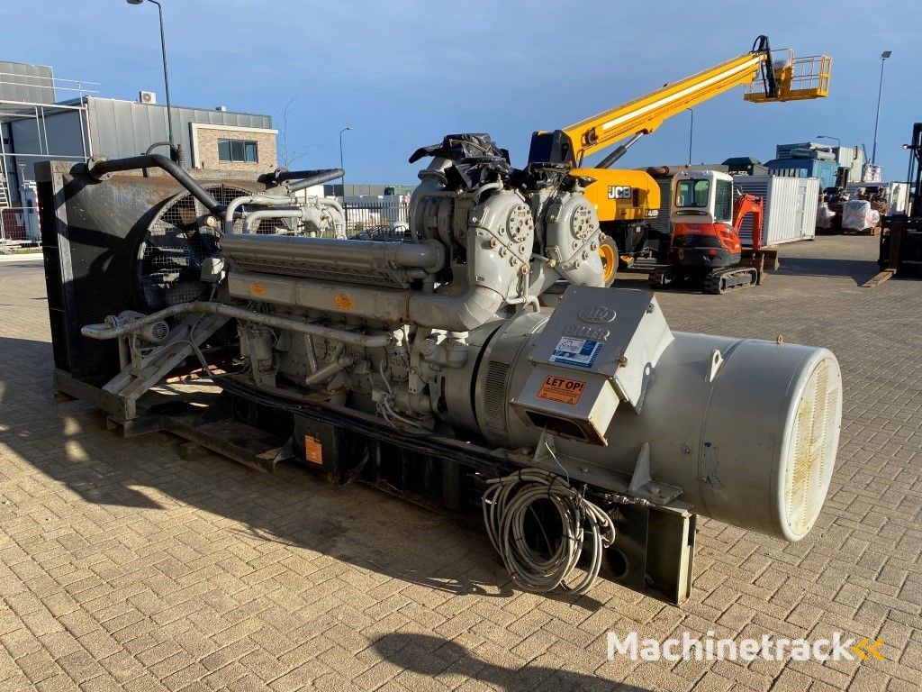 MWM TBRHS 518 V16 Anton Piller 670 kVA generatorset ex emergency