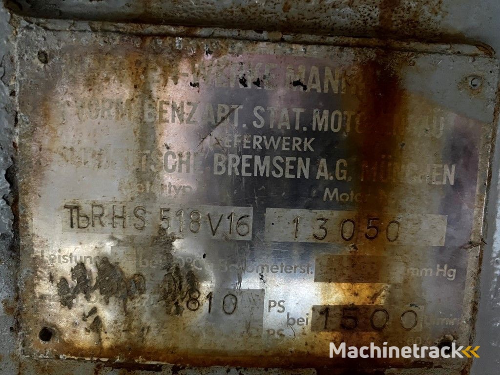 MWM TBRHS 518 V16 Anton Piller 670 kVA generatorset ex emergency