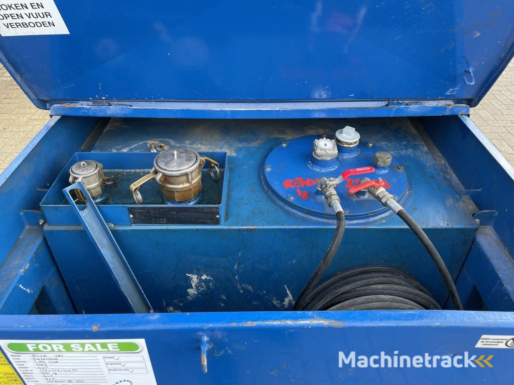 Kiwa IBC 1000 liter dieseltank met keuring