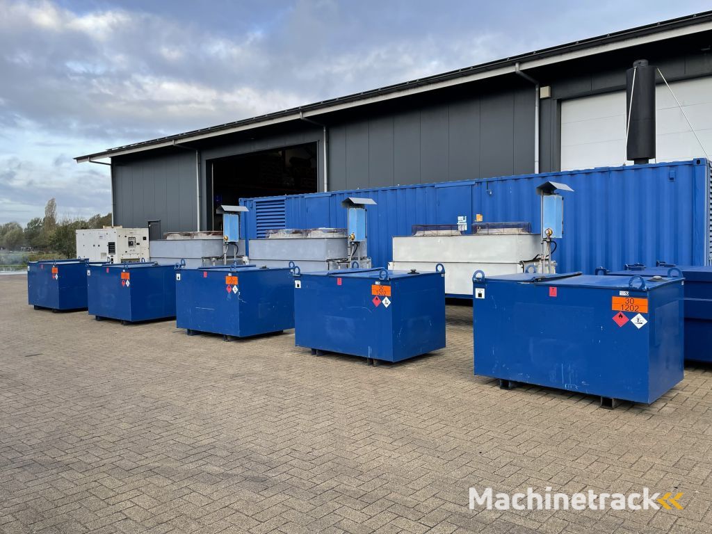 Kiwa IBC 1000 liter dieseltank met keuring