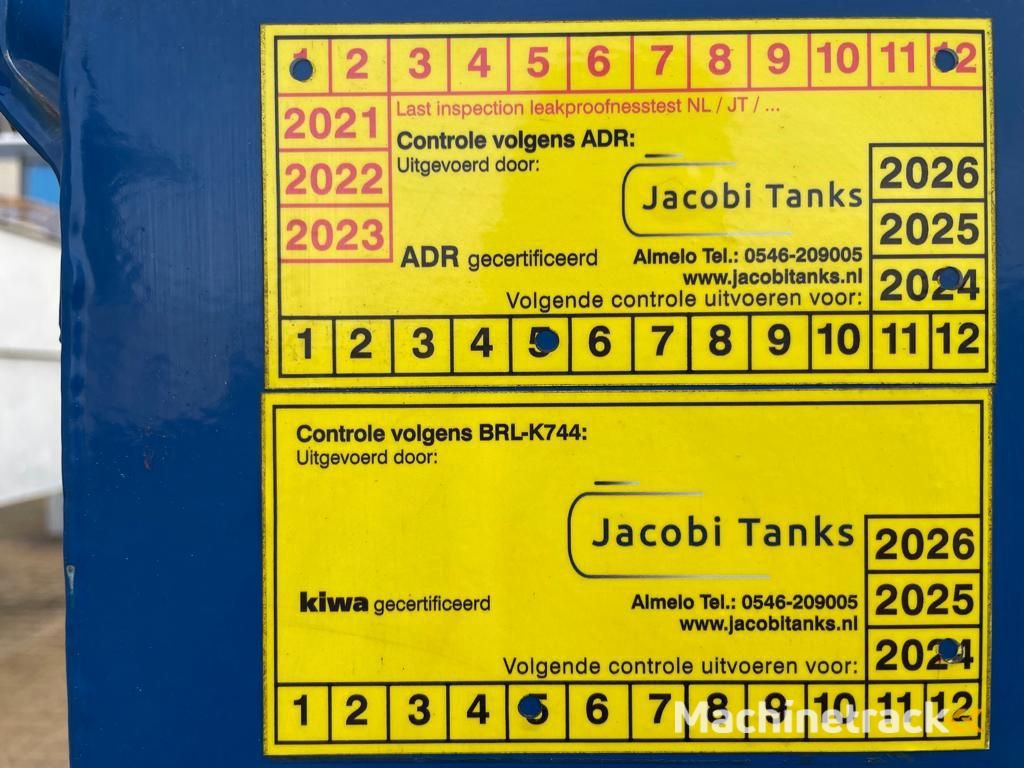 Kiwa IBC 1000 liter dieseltank met keuring