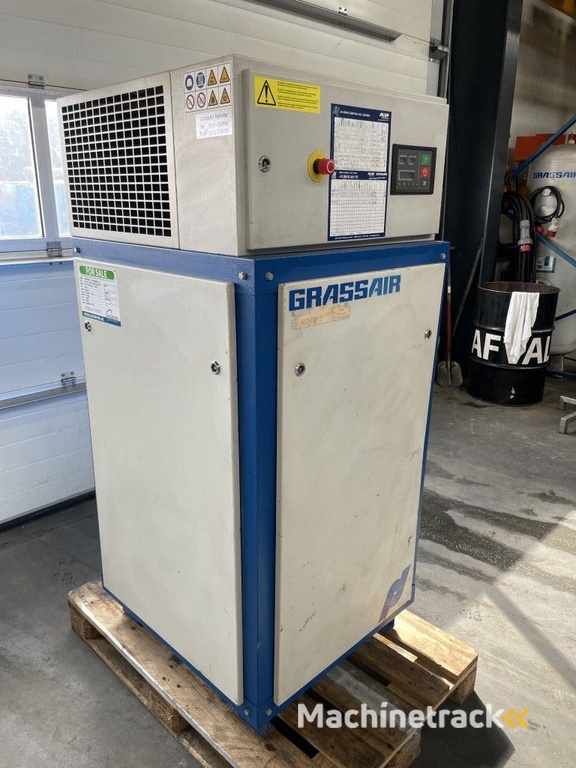 Grassair WIS11.7 4 kW 550 L / min 7 Bar watergesmeerde schroefcompressor