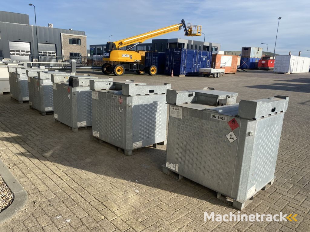 IBC Rietberg 1000 liter IBC Dieseltank Gegalvaniseerd