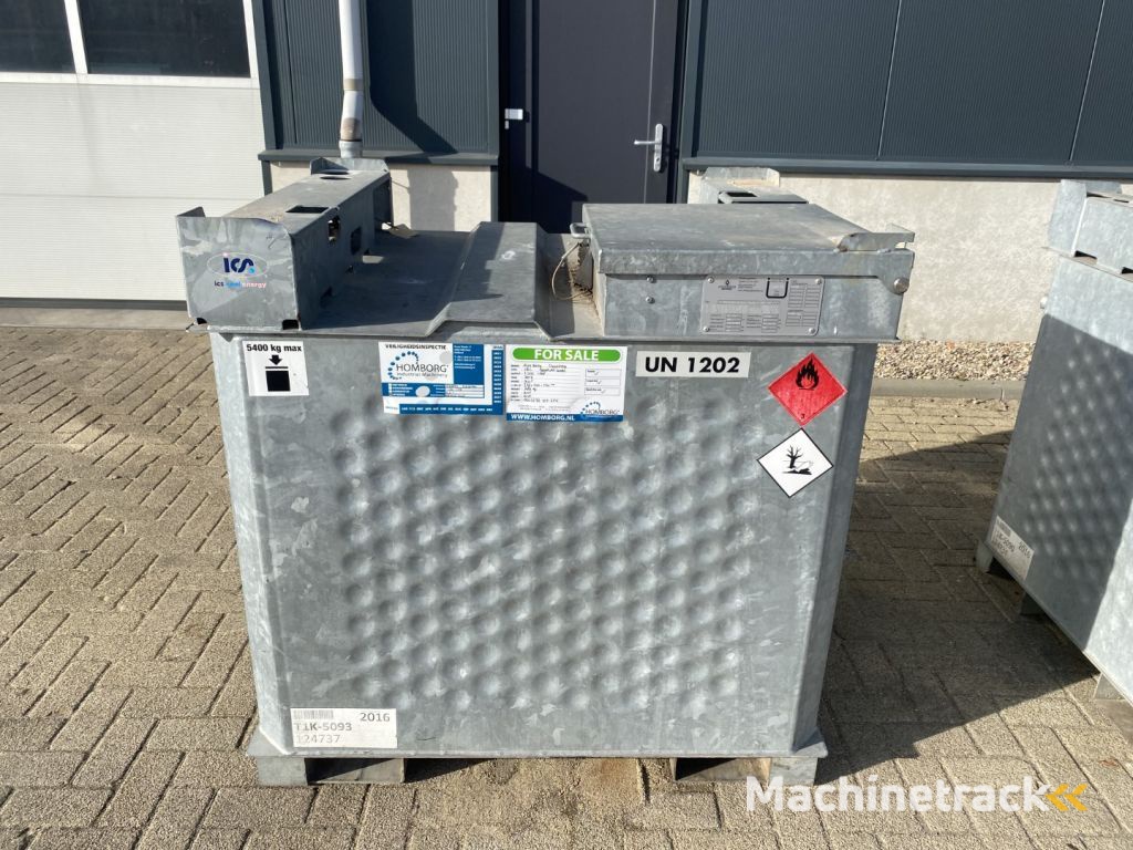 IBC Rietberg 1000 liter IBC Dieseltank Gegalvaniseerd