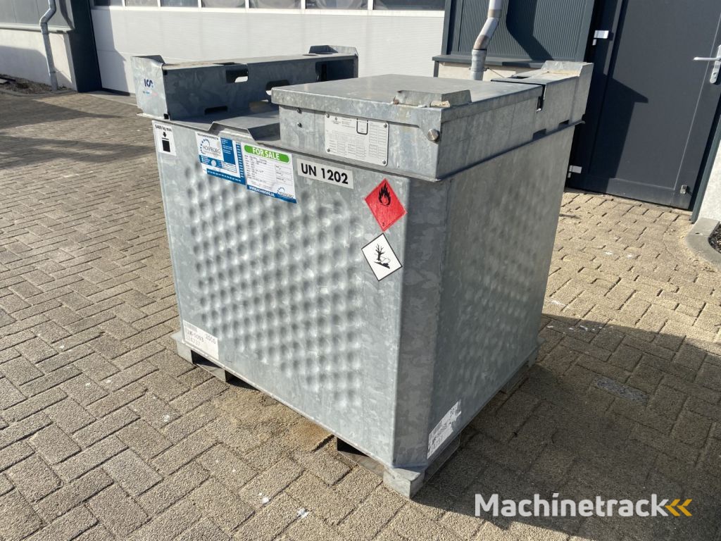 IBC Rietberg 1000 liter IBC Dieseltank Gegalvaniseerd