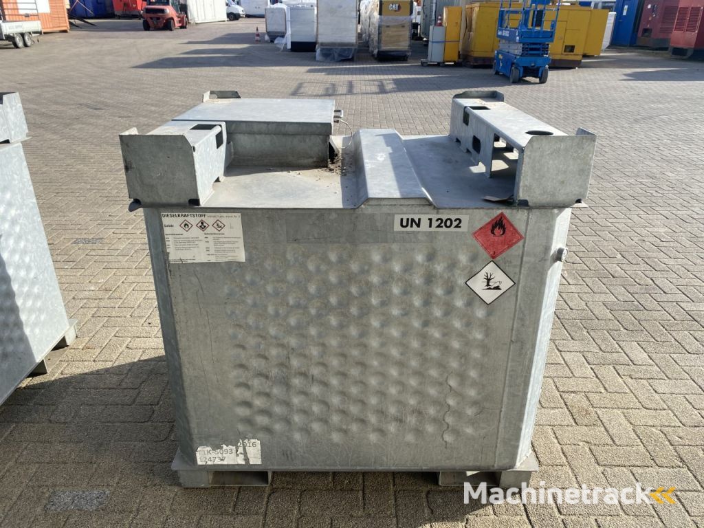 IBC Rietberg 1000 liter IBC Dieseltank Gegalvaniseerd