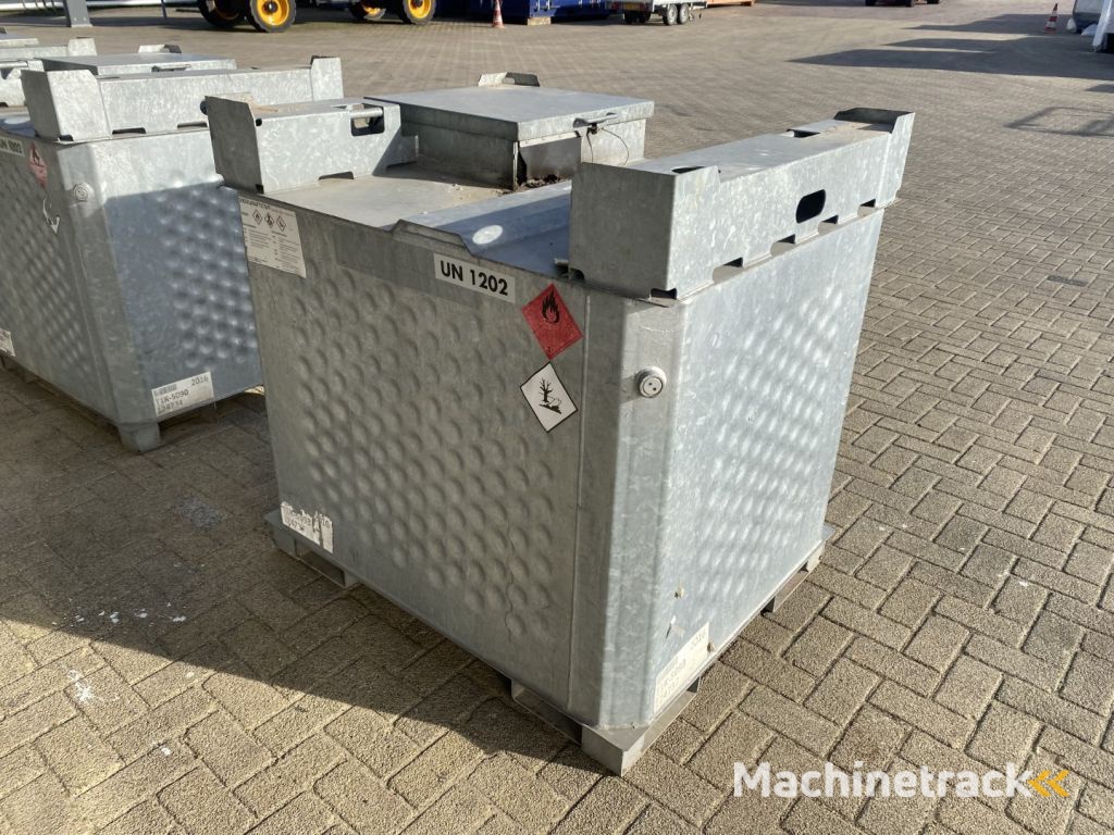 IBC Rietberg 1000 liter IBC Dieseltank Gegalvaniseerd