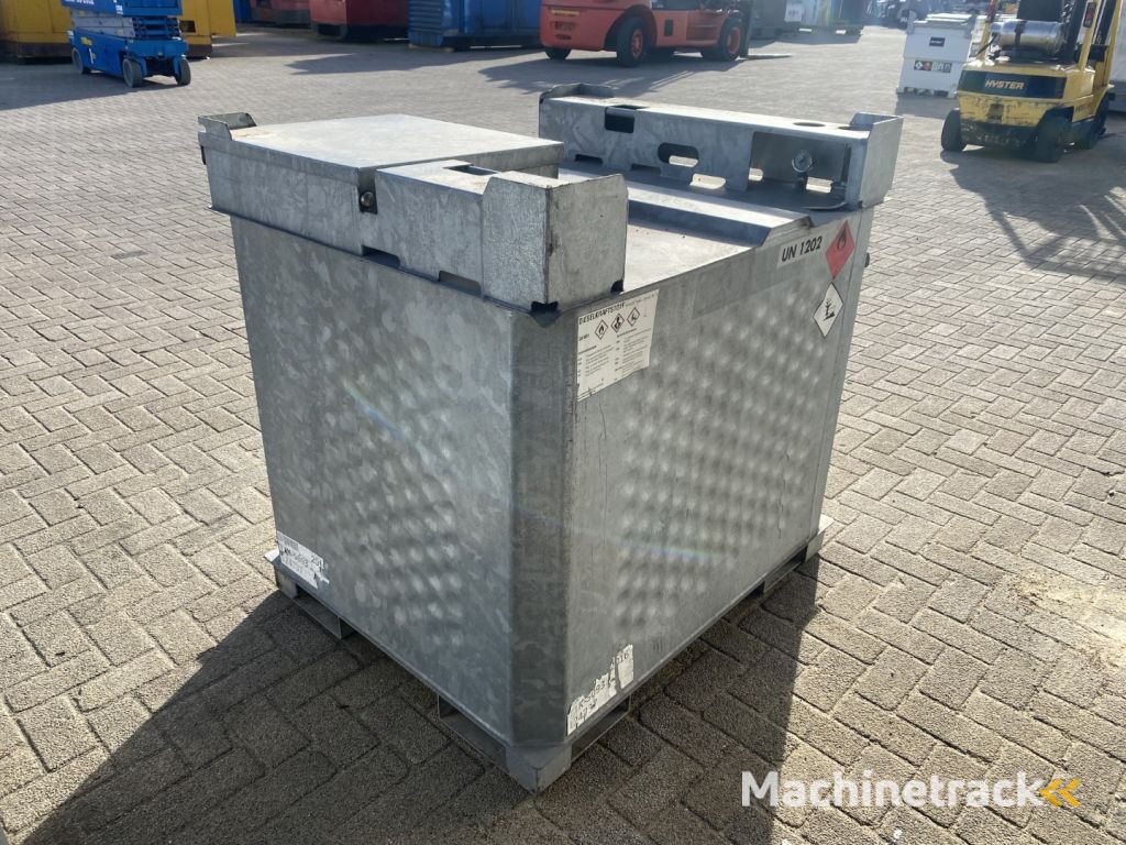 IBC Rietberg 1000 liter IBC Dieseltank Gegalvaniseerd