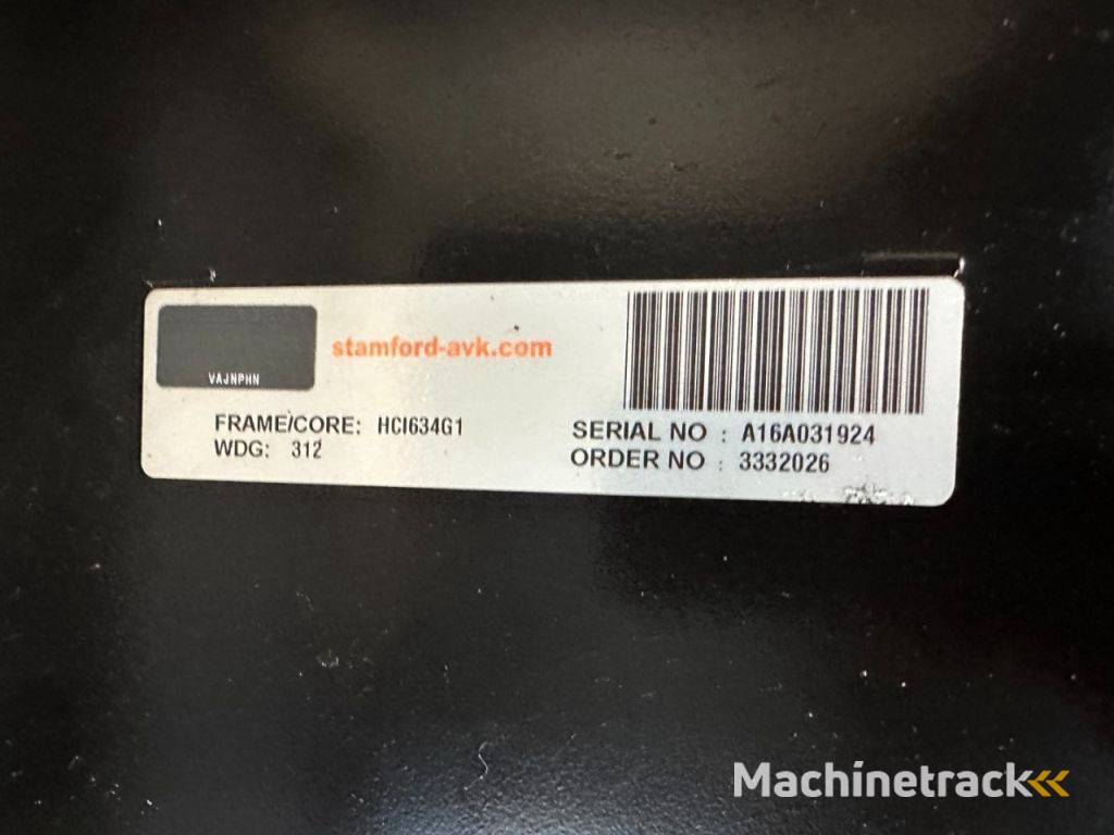 Perkins 4006-23TAG3A Stamford 900 kVA Silent generatorset