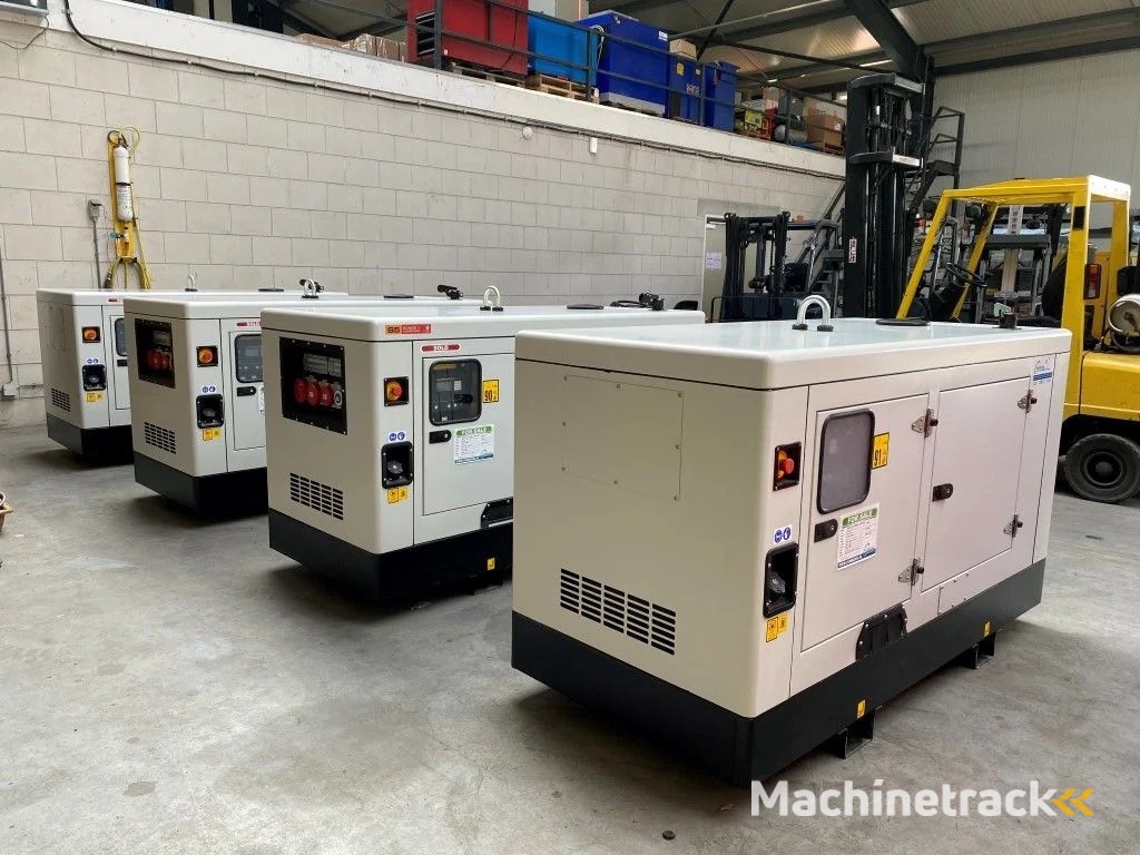 Himoinsa HYW-17 Yanmar Stamford 19 kVA Supersilent Stage 5 Generatorset Nieuw !