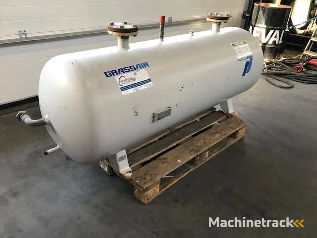 Grassair 500 liter 15 Bar Horizontale luchtketel