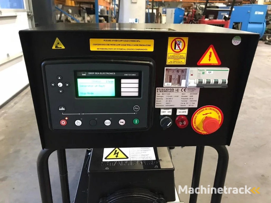 Yanmar HYW 17 Stamford 19 kVA Stage 5 generatorset