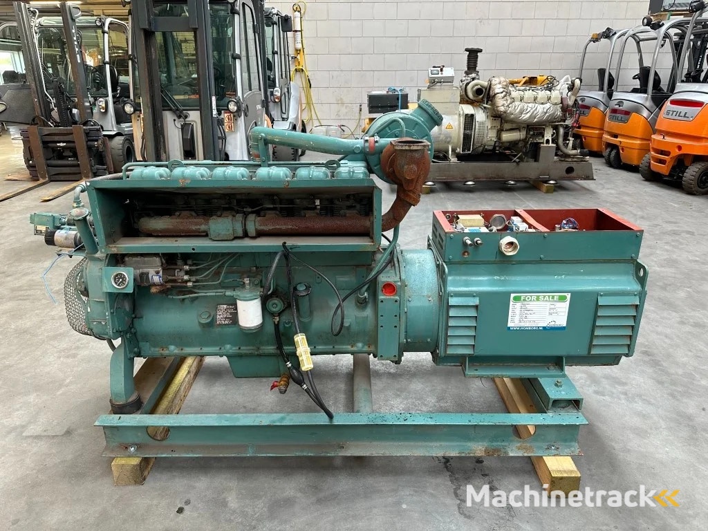 Dorman 6DAT 80 kVA generatorset ex Emergency 24 hours Noodstroom Aggregaat