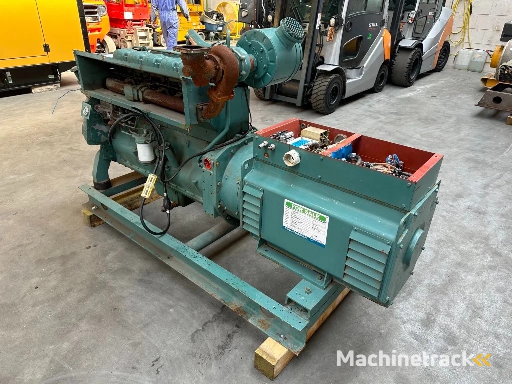Dorman 6DAT 80 kVA generatorset ex Emergency 24 hours Noodstroom Aggregaat