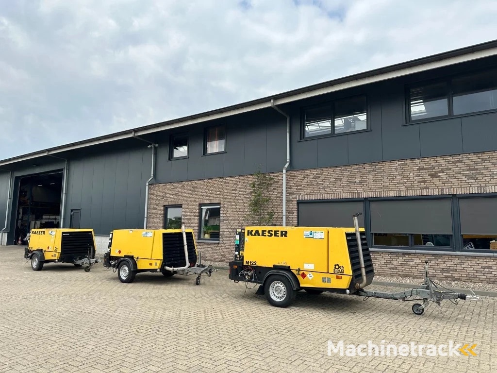 Kaeser M122 Deutz 11.1 m3 / min 7 Bar 83 kW Mobiele Diesel Compressor