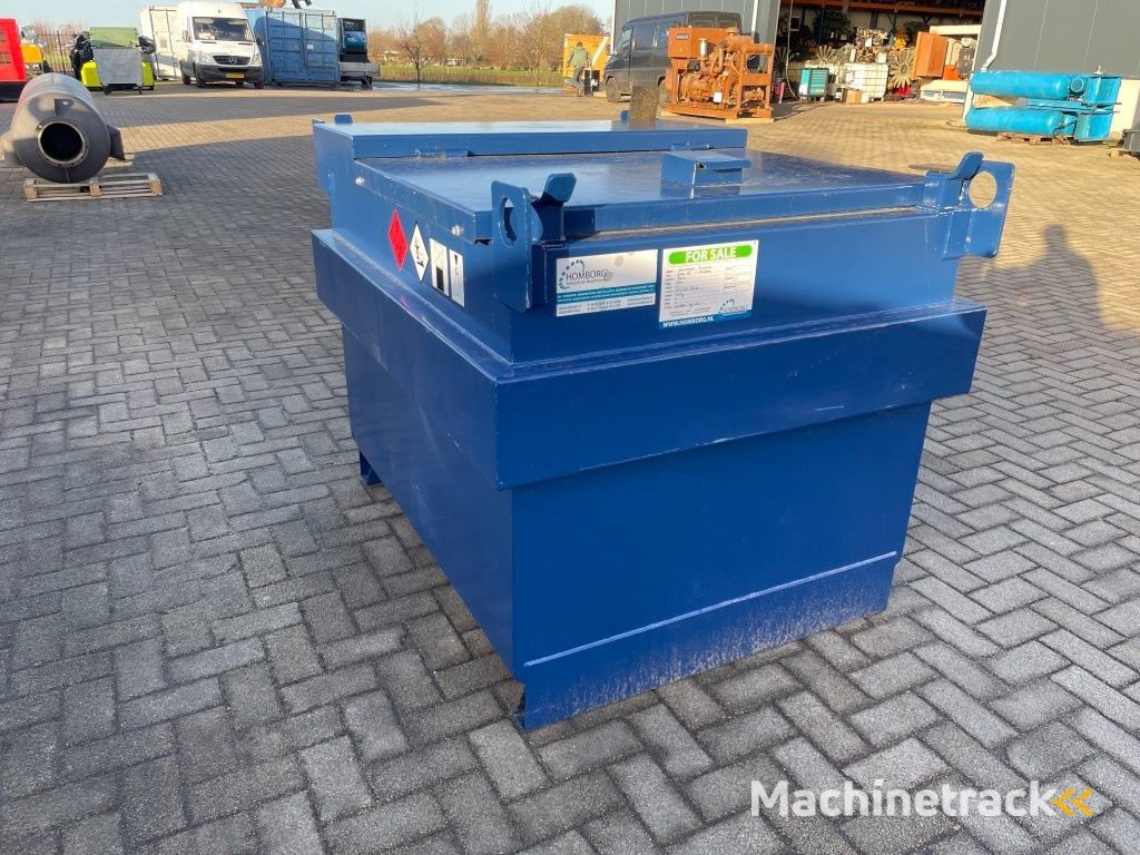Kiwa IBC Steenbergen 750 liter Dieseltank met handpomp