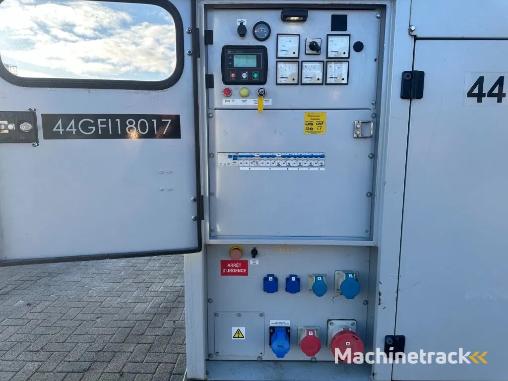 Europower EPUS44TDE Kubota Leroy Somer 44 kVA Supersilent Rental generatorset