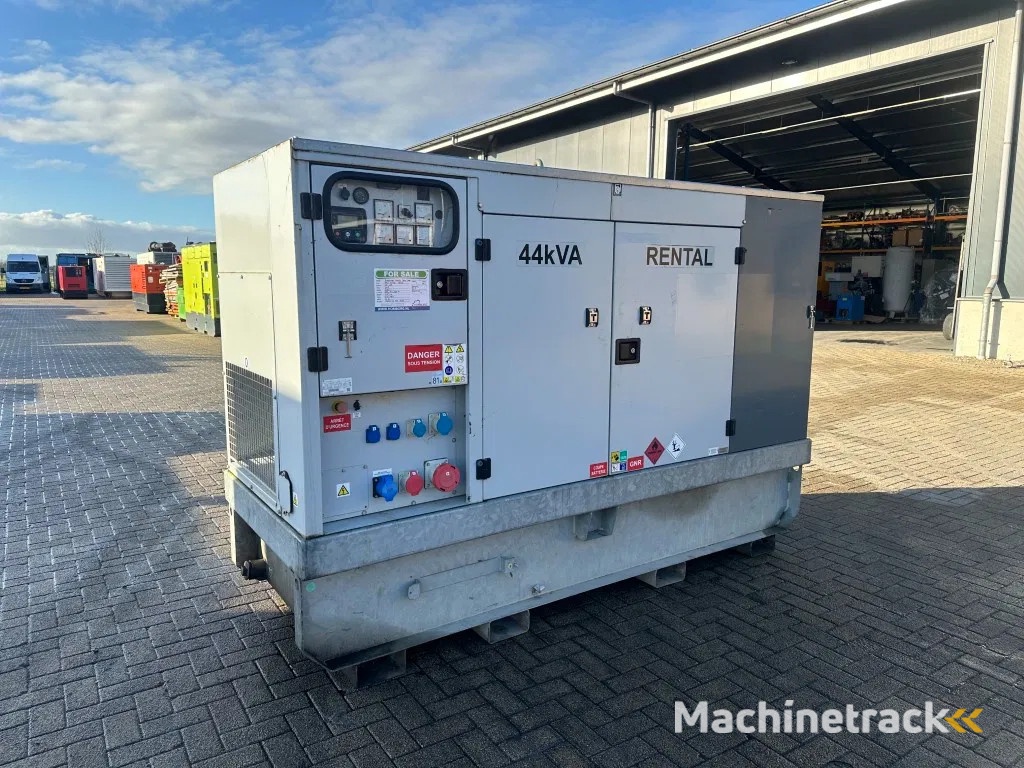 Europower EPUS44TDE Kubota Leroy Somer 44 kVA Supersilent Rental generatorset