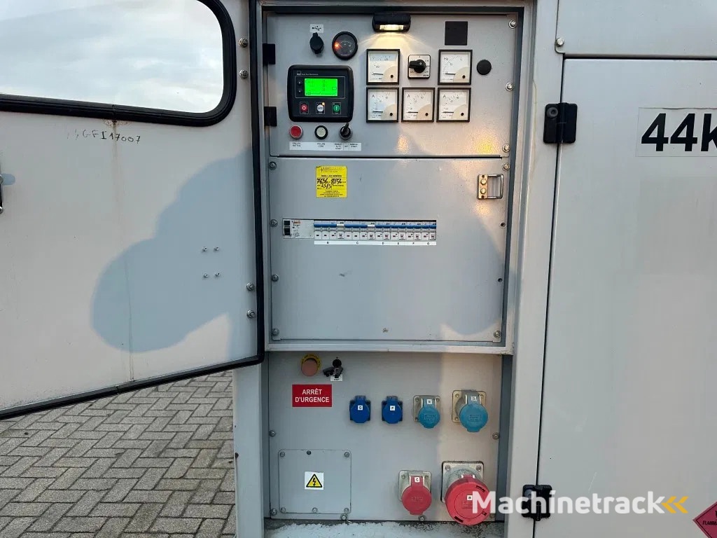 Europower EPUS44TDE Kubota Leroy Somer 44 kVA Supersilent Rental generatorset