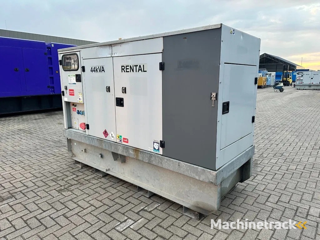 Europower EPUS44TDE Kubota Leroy Somer 44 kVA Supersilent Rental generatorset