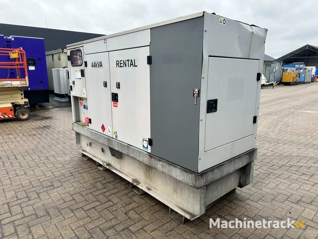 Europower EPUS44TDE Kubota leroy Somer 44 kVA Supersilent Rental generatorset