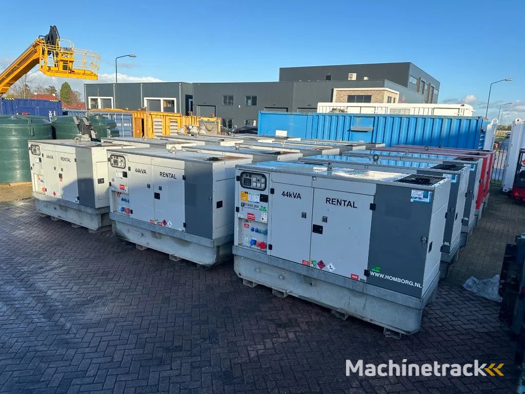 Europower EPUS44TDE Kubota leroy Somer 44 kVA Supersilent Rental generatorset
