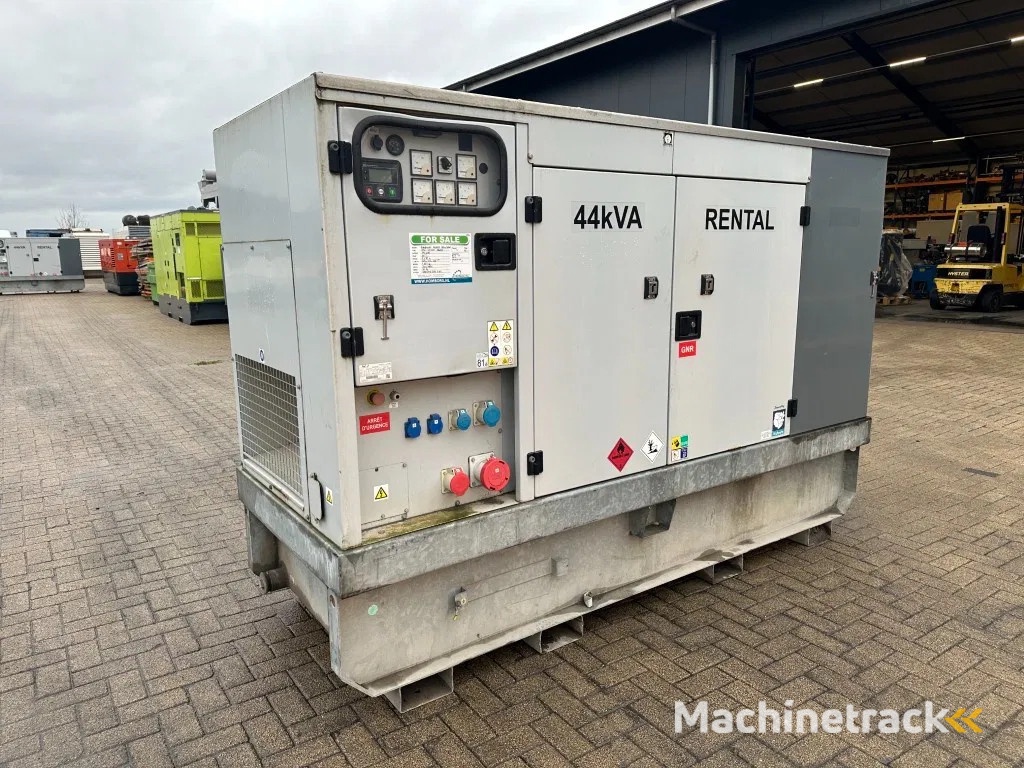Europower EPUS44TDE Kubota leroy Somer 44 kVA Supersilent Rental generatorset