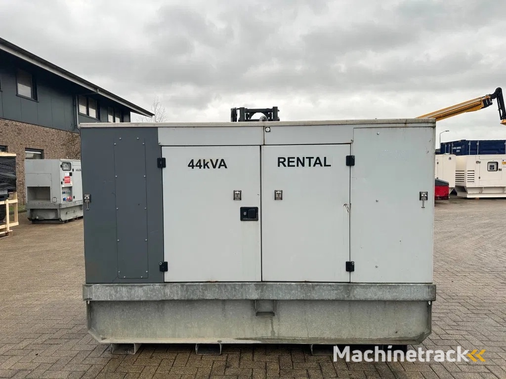 Europower EPUS44TDE Kubota leroy Somer 44 kVA Supersilent Rental generatorset